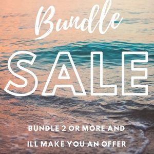 Bundle 2 or more items for awesome deals!